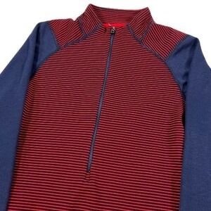 Patagonia Capilene Pullover Mens XS Red Half Zip Lightweight Base Layer USA